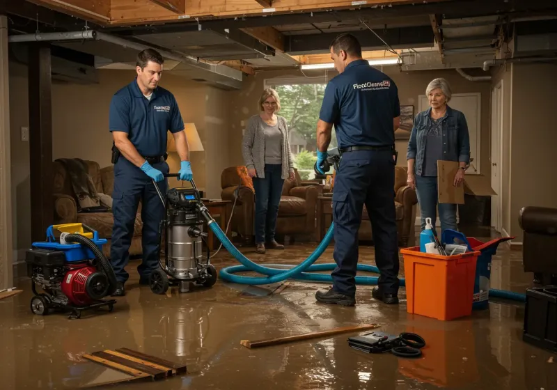 Basement Water Extraction and Removal Techniques process in Rising Sun, IN