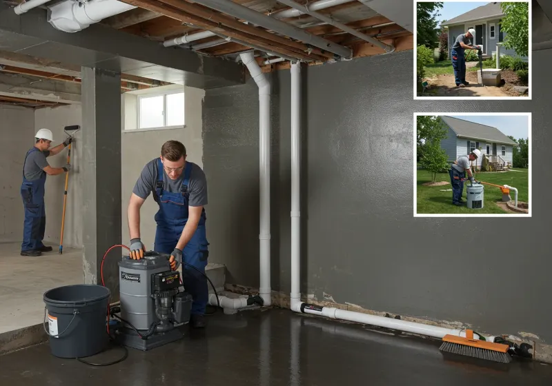 Basement Waterproofing and Flood Prevention process in Rising Sun, IN